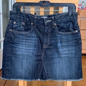Gap mini jean skirt